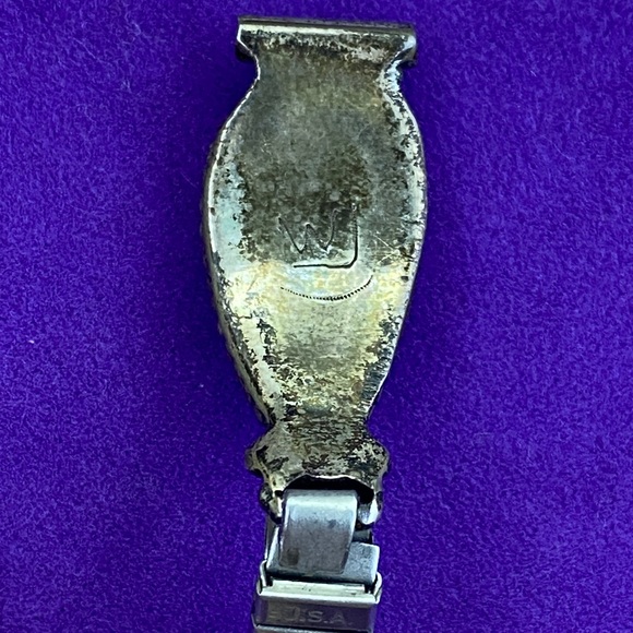 💛 Vintage Native American Sterling Silver Turquoise Watch Tips | Boho - Picture 2 of 7